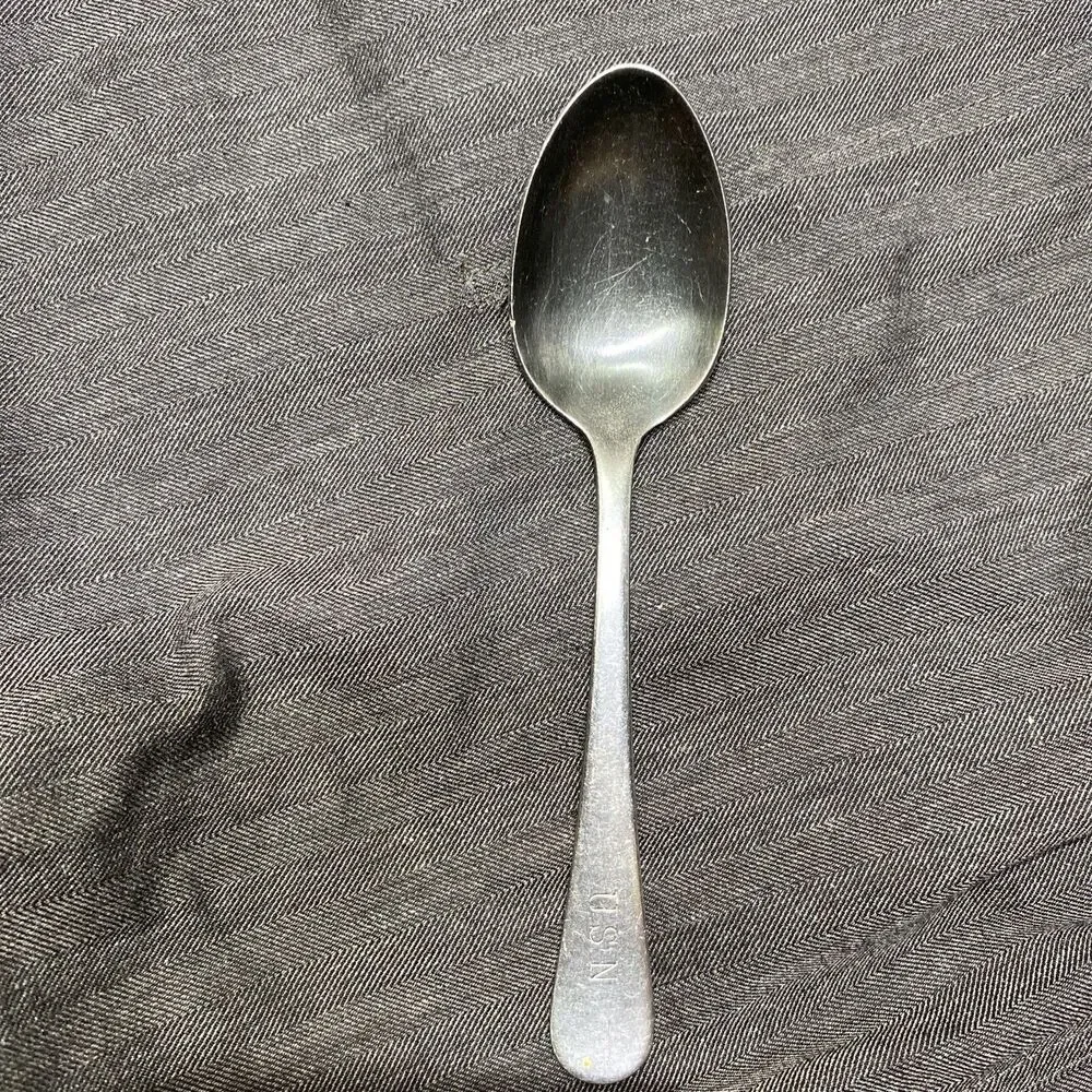 Vintage Reed & Barton U.S.N. Military Navy WWII Stainless Spoon